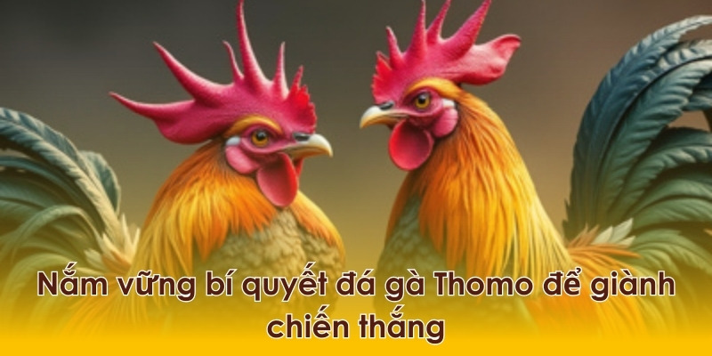 Nắm vững một số lưu ý để cá cược đá gà Thomo hiệu quả hơn