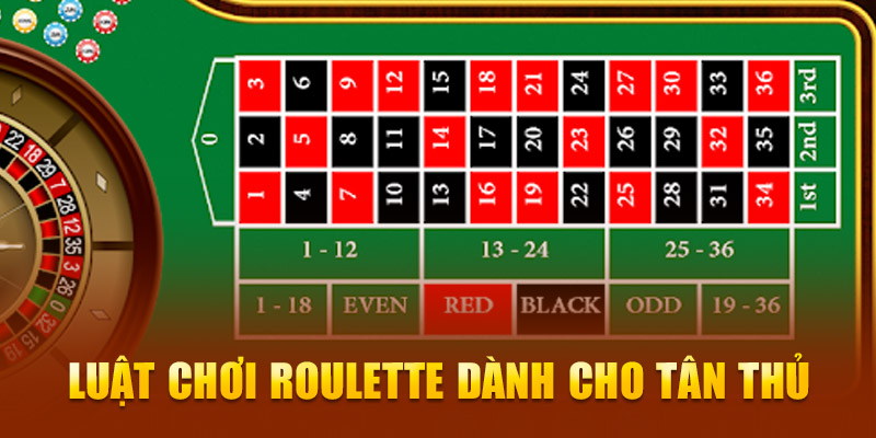 Luật chơi dễ hiểu cho các tân thủ mới tham gia vào Roulette 